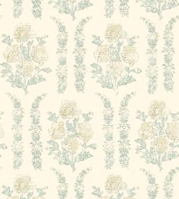 Poppyfield Wallpaper by Madeaux 01 Pale Ocean