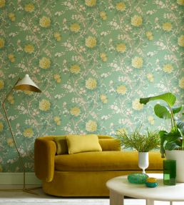 Porcelain Trail Wallpaper by Liberty Ink