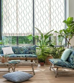 Porquerolles Fabric by Camengo Vert