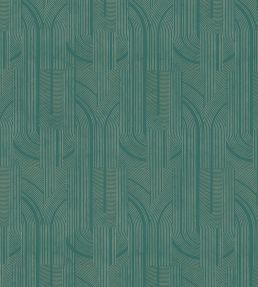 Porte Doree Wallpaper by Casamance Emeraude/Dore