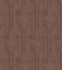 Porte Doree Wallpaper by Casamance Lie De Vin/Dore