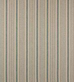 Porth Stripe Fabric by Colefax and Fowler Aqua/Beige