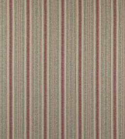 Porth Stripe Fabric by Colefax and Fowler Red/Green