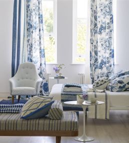 Porthminster Fabric by Designers Guild Cobalt