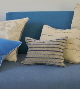 Porthminster Cushion 40 x 30cm by Designers Guild Cobalt