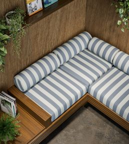 Portland Fabric by Clarke & Clarke Cornflower
