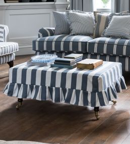 Portland Fabric by Clarke & Clarke Navy