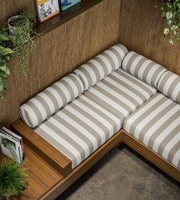 Portland Fabric by Clarke & Clarke Pebble