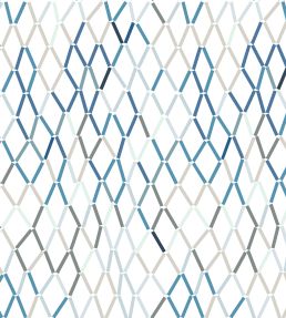 Porto Wallpaper by Christopher Farr Cloth Cobalt