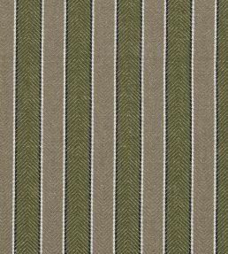 Portree Stripe Fabric by Ian Mankin Khaki