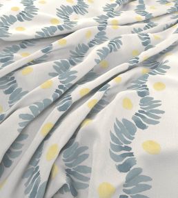 Posy Fabric by Wemyss Honey Blue