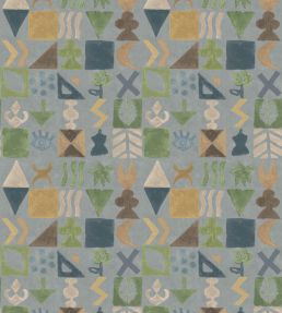 Potato Print Wallpaper by GP & J Baker Blue