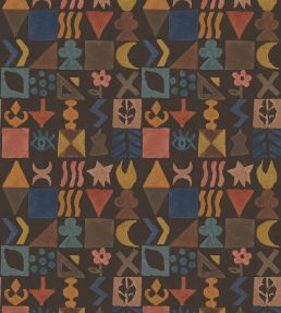 Potato Print Wallpaper by GP & J Baker Chocolate