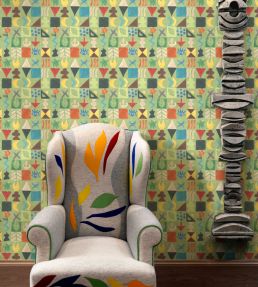Potato Print Wallpaper by GP & J Baker Plaster