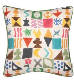 Potato Print Cushion 50cm x 50cm by GP & J Baker Jewel