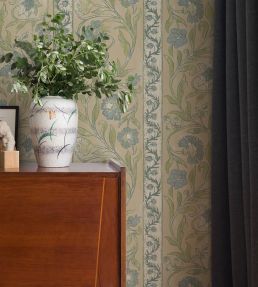 Potter Stripe Wallpaper by Josephine Munsey Stone