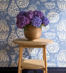 Pottery Wallpaper by Langelid Von Bromssen Mediterranean