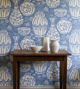 Pottery Wallpaper by Langelid Von Bromssen Mediterranean