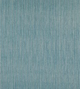 Poulton Stripe Fabric by Fermoie Teal