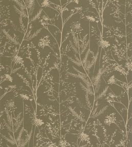 Prairie Wallpaper by Casadeco Kaki