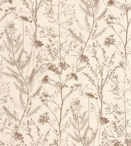 Prairie Wallpaper by Casadeco Terre de Sienne