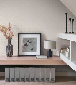 Precision Wallpaper by Casadeco Gris Plume
