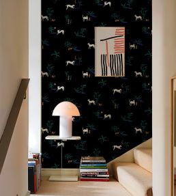 Prehistoric Creatures Wallpaper by Tres Tintas Black