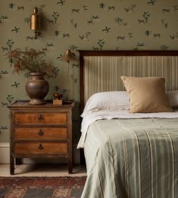 Prehistoric Creatures Wallpaper by Tres Tintas Green
