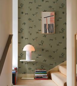 Prehistoric Creatures Wallpaper by Tres Tintas Green