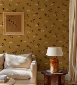 Prehistoric Creatures Wallpaper by Tres Tintas Ocher