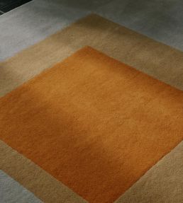 CF Editions Preparedness by Josef Albers rug Grey/ Orange 49157-CFR135-01 Grey/ Orange