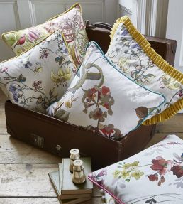 Bougainvillea Fabric by Prestigious Textiles Waterfall