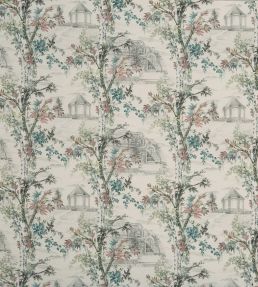 Arboretum Fabric by Prestigious Textiles Rose Water