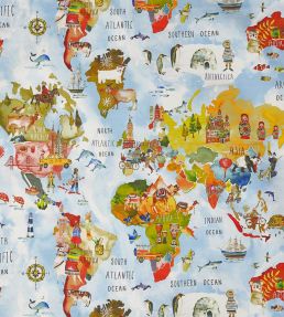Adventure Fabric by Prestigious Textiles Rainbow