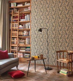 Preston Wallpaper by Casadeco Mordore Noir