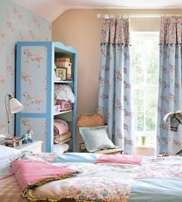 Pretty Ponies Wallpaper by Sanderson Pink/Vanilla