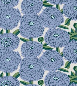 Primavera Wallpaper by Marimekko Blue