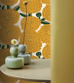 Primavera Wallpaper by Marimekko Blue