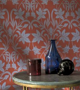 Primrose Wallpaper by Casadeco Vert Sauge