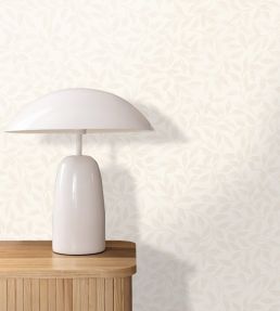 Printemps Wallpaper by Caselio Blanc Nacre