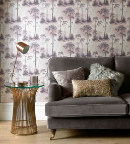 Prior Park Wallpaper by 1838 Wallcoverings Pink