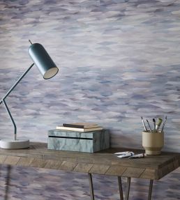 Prism Wallpaper by 1838 Wallcoverings Heather
