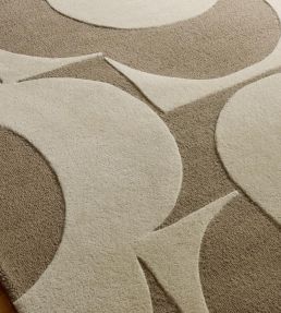 Orla Kiely Prism Flower rug Mushroom/Ecru 158009120180 Mushroom/Ecru