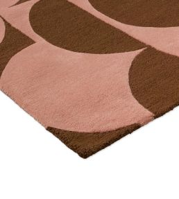 Orla Kiely Prism Flower rug Pink/Terracotta 158002120180 Pink/Terracotta
