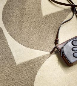 Orla Kiely Prism Flower Runner rug Mushroom/Ecru 158009067230 Mushroom/Ecru