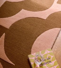 Orla Kiely Prism Flower Runner rug Pink/Terracotta 158002067230-US Pink/Terracotta