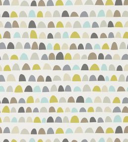 Priya Wallpaper by Scion Mist / Pear / Pewter