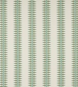 Priya Stripe Fabric by Jane Churchill Aqua