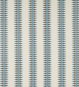 Priya Stripe Fabric by Jane Churchill Blue