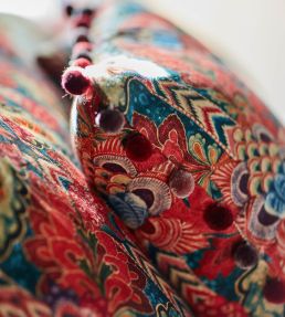 Psychedelia Fabric by MINDTHEGAP Red Blue